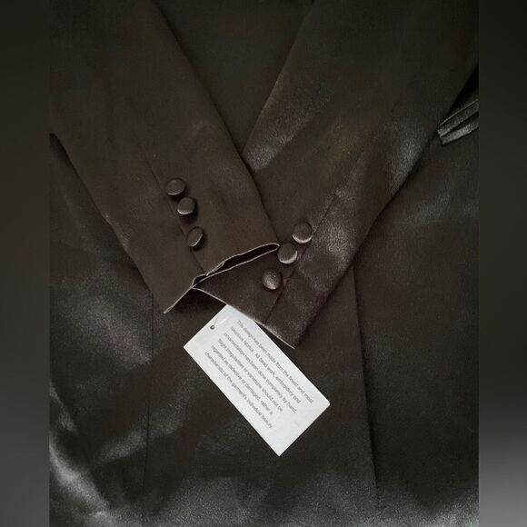 Aidan Mattox Satin Tuxedo Mini Dress size 2 - Picture 11 of 11